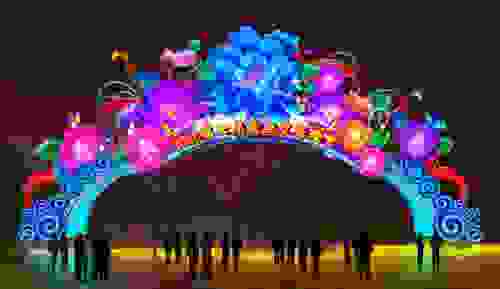 第七届承德鼎盛皇家灯会1月19日亮灯开园