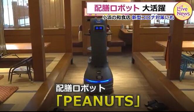为减轻员工负担，改善服务体验 日本福井县引进中国送餐机器人