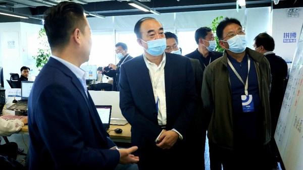 全国园区办工作组于进博会期间实地考察普道科技