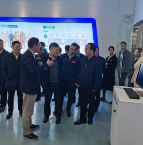 渭南市常务副市长王晓军陪同乐山市党政代表团一行莅临领智三维考察调研