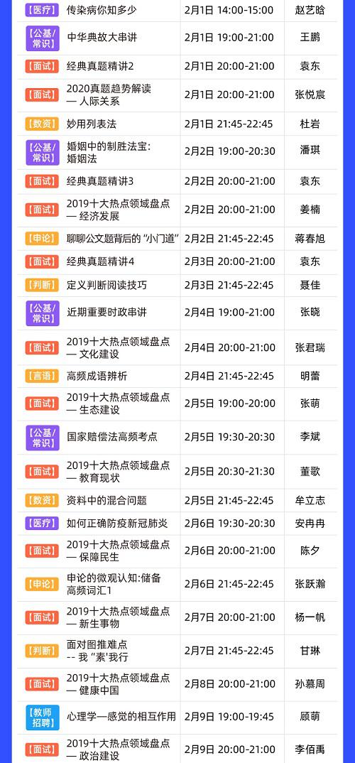 与全国用户共抗疫情，粉笔公考30天名师课免费送