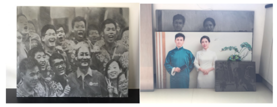用水泥制作婚纱照,这份感情够坚固!