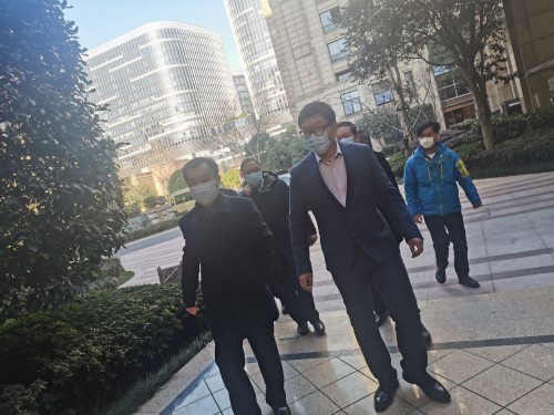 下城区区长柴世民调研火炬孵化博济滨江智谷