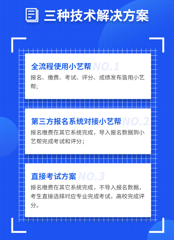 云端校考，小艺帮提供规范创新的网络艺考服务