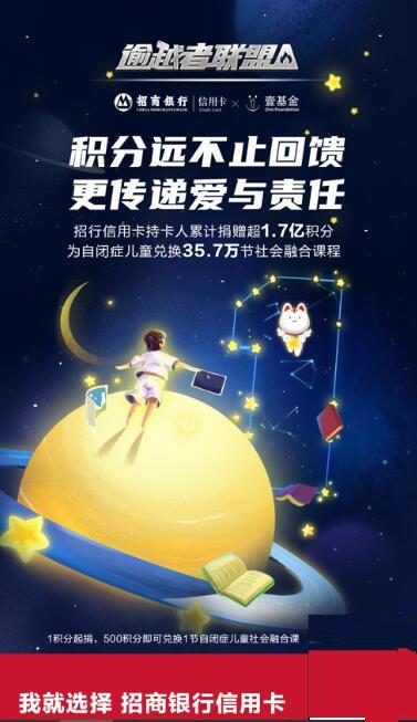 积分远不止回馈，更传递爱：招行信用卡“小积分 微慈善”温暖自闭症儿童