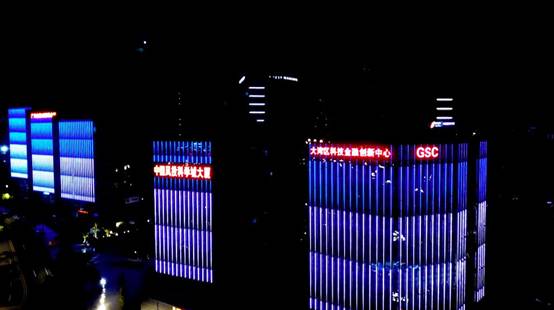 助力大湾区新基建，夜空彩虹点亮广州科学城