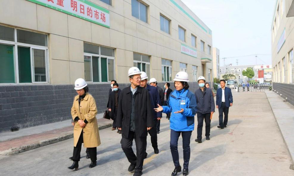 长丰县政协领导来华恒生物调研