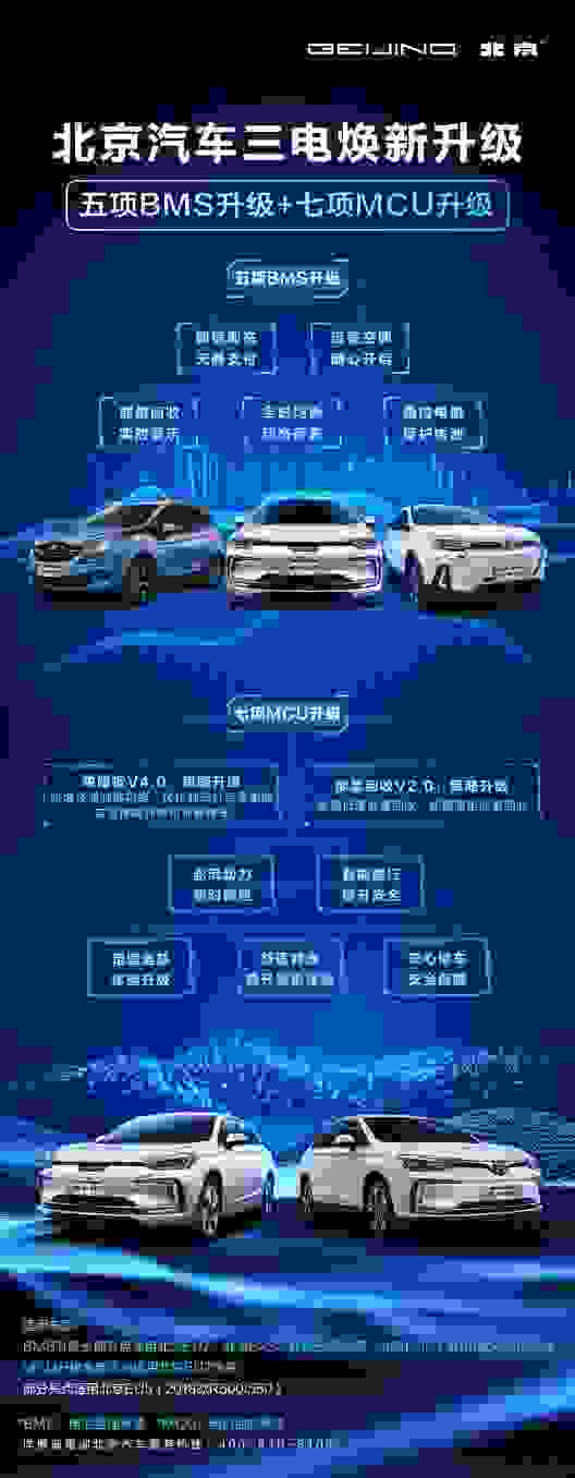 BMS+MCU焕新升级 北汽带来的没有最好只有更好