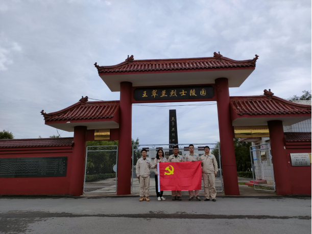 中建一局安装公司第二十三大项目部党支部开展“学党史 感党恩 跟党走”主题党日