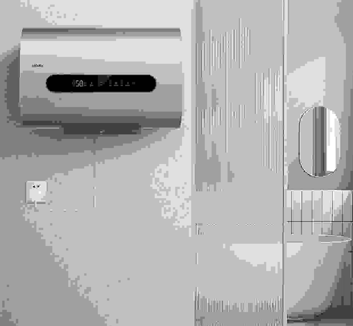 机身更小，水量更大！Leader双胆加热，热水敞开用！