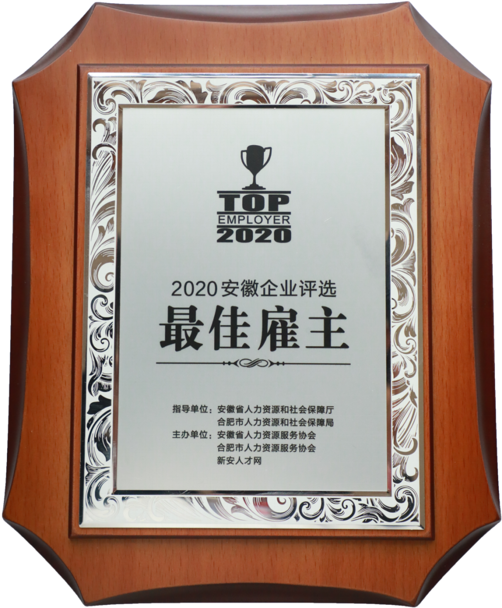 文一地产集团荣膺“2020安徽企业评选最佳雇主”称号