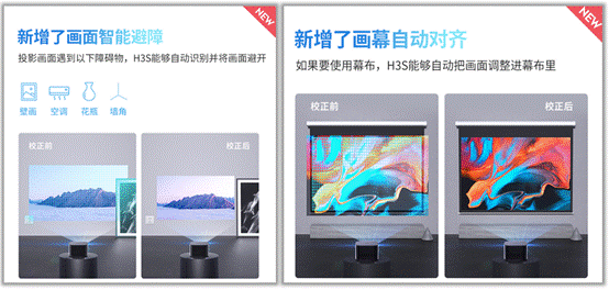 极米科技深耕智能投影仪领域，极米H3S为用户带来全新视听盛宴
