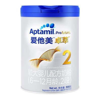 增强免疫力奶粉排行榜，爱他美卓萃二段奶粉守护肠道健康