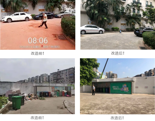 新驻物业大展身手，小区实现华丽变身，长城物业“真有你的”！