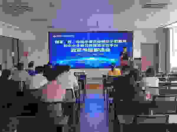 肥东县经信局举办《小微企业创业示范基地和中小企业公共服务示范平台》政策解读会