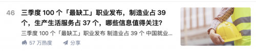 100个最缺工职业上热搜，乾通嗖嗖海量数据人才库有效解决企业招聘难题