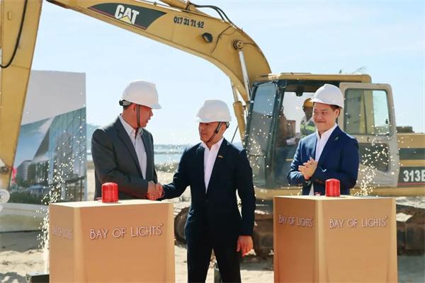 鼎沙投资开发旗下占地934公顷新城——鼎沙湾项目破土动工