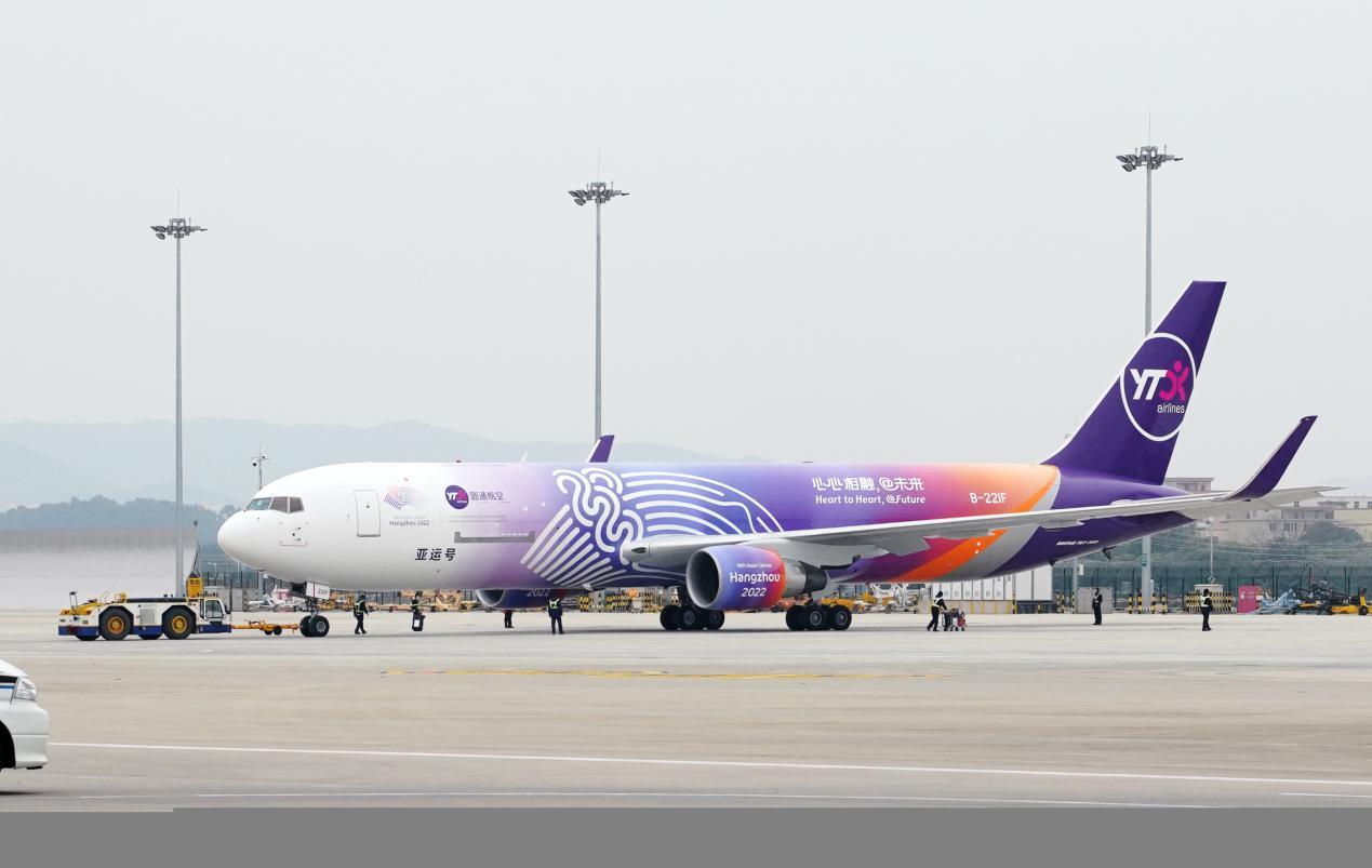 圆通航空引进第7架b757宽体机机队持续扩容