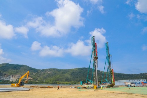 深圳乐高乐园®度假区主题乐园桩基地下工程正式开始施工