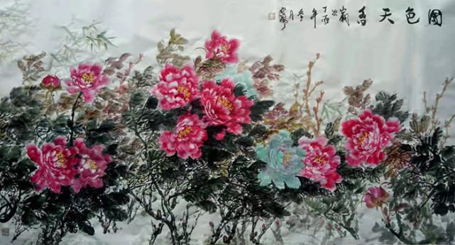中国当代书画艺术家协会会员任纪成和大型电视剧《滨海盐都》出品方新章网达成书画推广合作协议