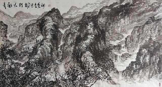 中国当代书画艺术家协会会员任纪成和大型电视剧《滨海盐都》出品方新章网达成书画推广合作协议