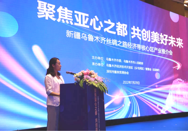 新疆乌鲁木齐丝绸之路经济带核心区产业推介会在深圳成功举办