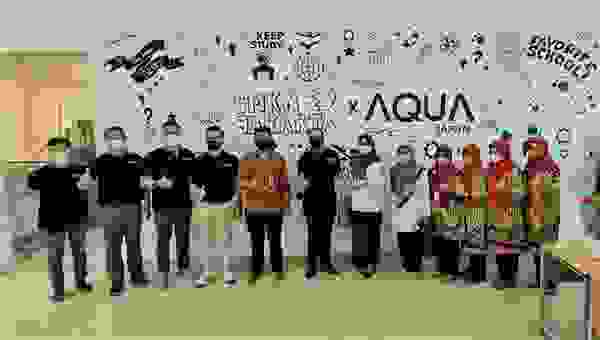 AQUA印尼销额同比增61% 向多所学校捐赠