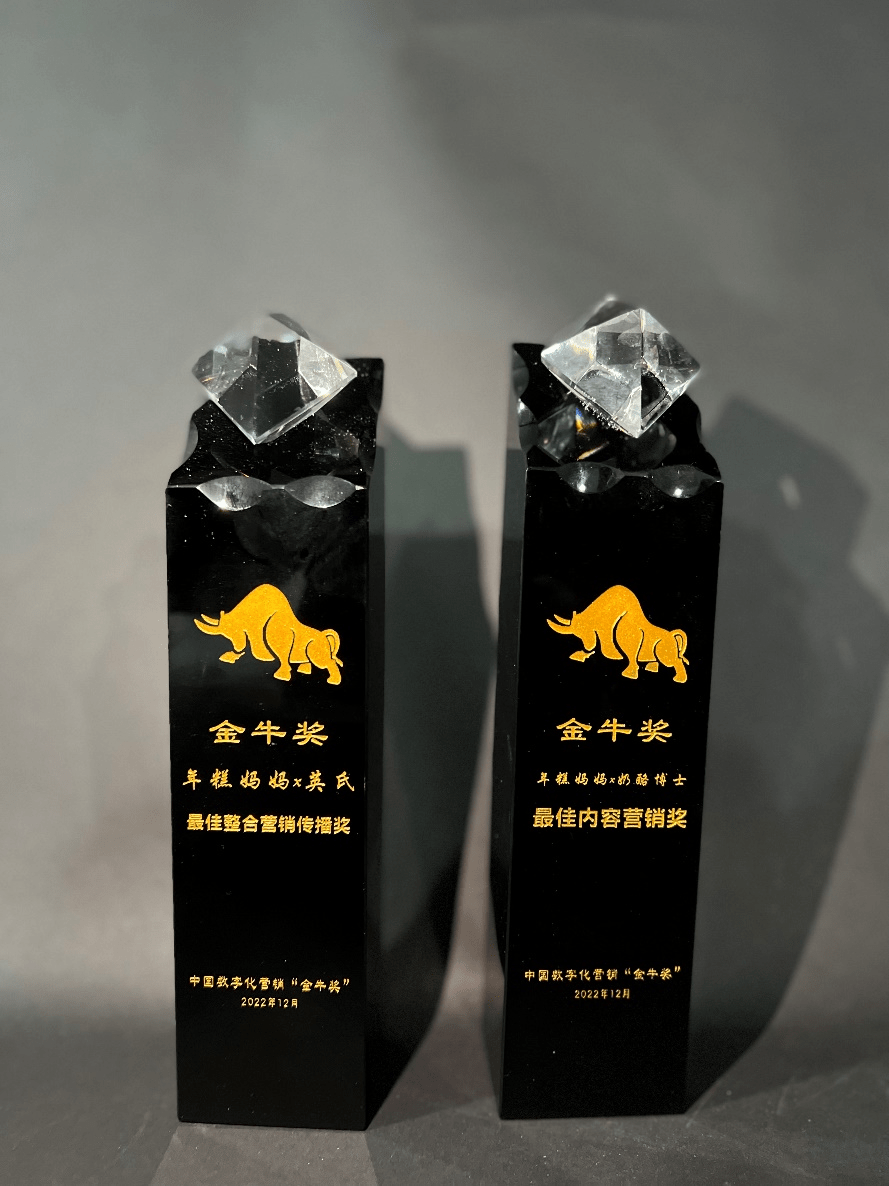年糕妈妈广告团队斩获中国数字营销大会金牛奖两项大奖
