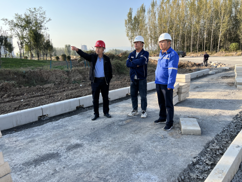 中国二冶中原分公司安全总监到焦作项目开展安全生产检查