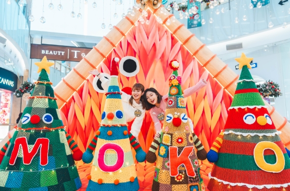 在香港过圣诞！旺角MOKO新世纪广场 呈献童话般手工编织圣诞乐园