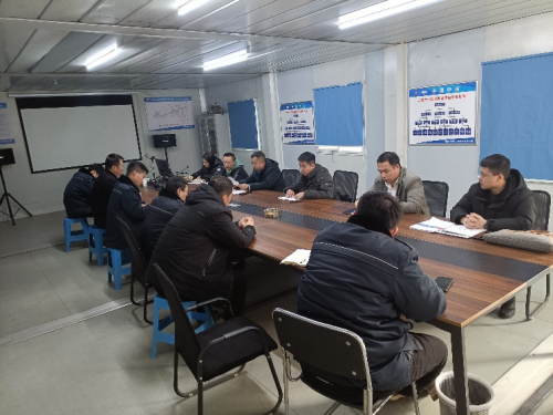 中国二冶武陟产业园项目开展四季度项目履约考核