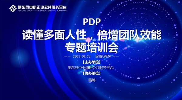 肥东县企业服务平台成功举办PDP读懂多面人性倍增团队效能专题培训会