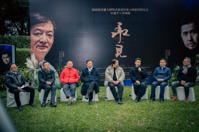 见证中华非遗传承盛典：李利润荣耀拜许建平大师为师，共绘传统艺术新未来