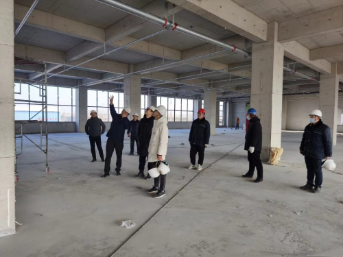 焦作市住建局到中国二冶武陟产业园项目开展综合检查