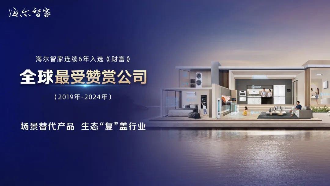 海尔智家：创牌路上再获“全球最受赞赏”