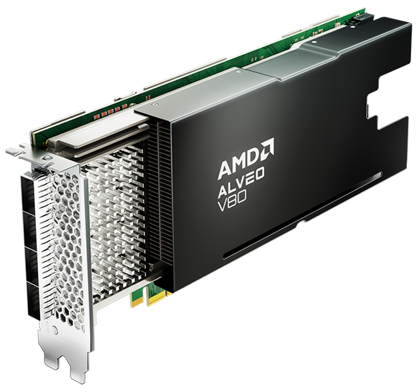 借助全新 AMD Alveo™ V80 计算加速卡释放计算能力