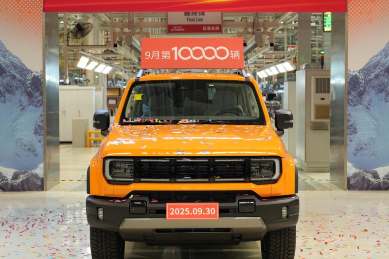 北京越野迎双里程碑：累计生产320万辆，月生产首破万辆