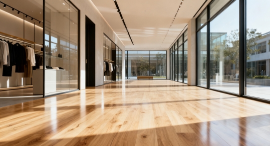 环保家居新标杆：德智家商业地材解决方案，领航商业空间绿色变革