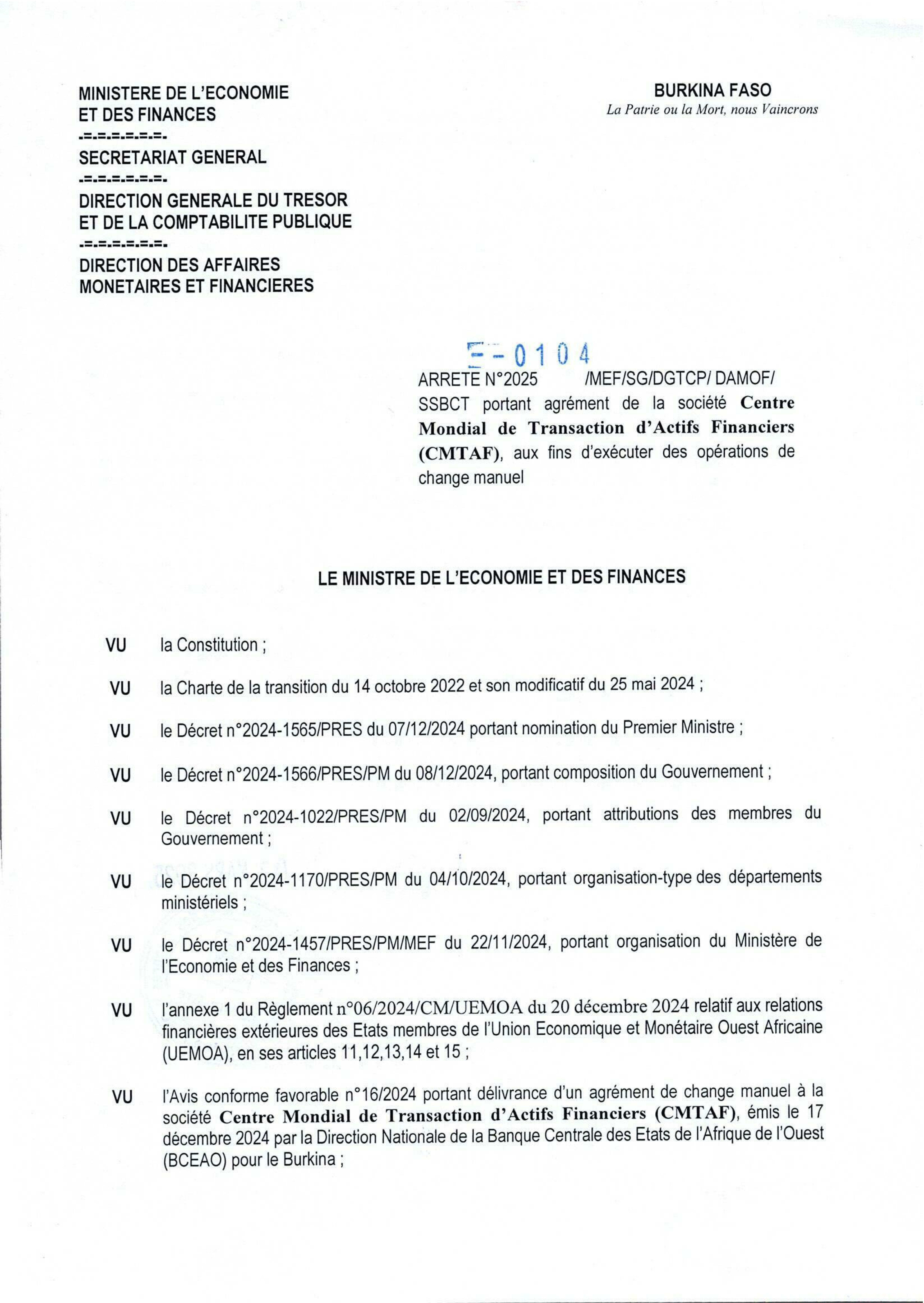 世界金融资产交易中心（CMTAF）获得授权，可进行人工外汇交易
