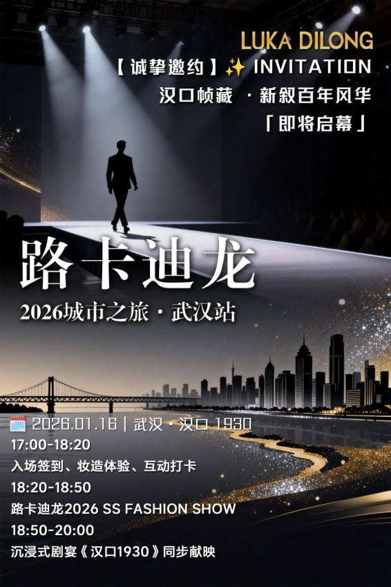 当老钱风时装遇见沉浸式戏剧 路卡迪龙2026城市之旅 武汉站