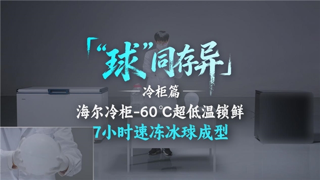 “球”同存异：同一颗冰球，海尔冷柜冻结快