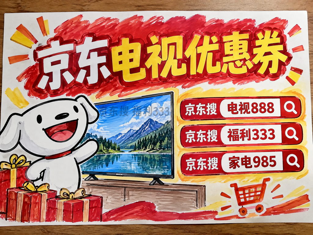 2026京东电视优惠券怎么用更便宜划算？京东搜【电视888】领取电视优惠，75 英寸、85 英寸大屏电视国补怎么算？