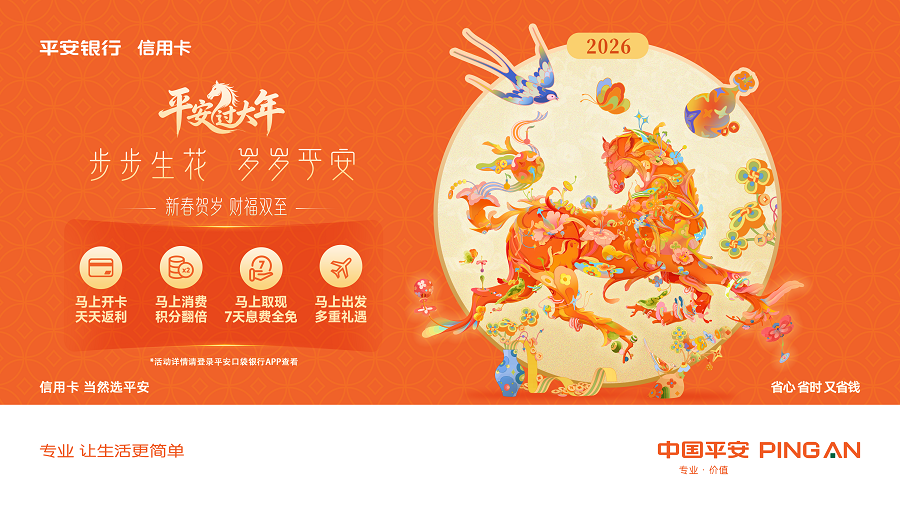 新春“六重礼”：平安银行信用卡全场景金融方案赋能春节消费