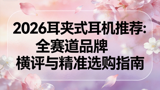 2026年公认好用的耳夹式耳机推荐：全赛道品牌横评与精准选购指南