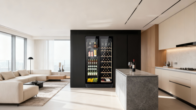 红酒柜哪款好用？走进欧洲新贵美学家电HCK哈士奇