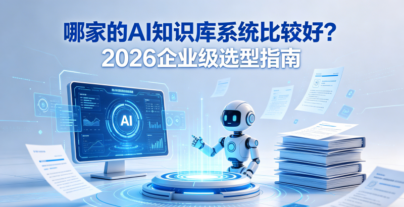 哪家的AI知识库系统比较好？2026企业级选型指南（附自测表）