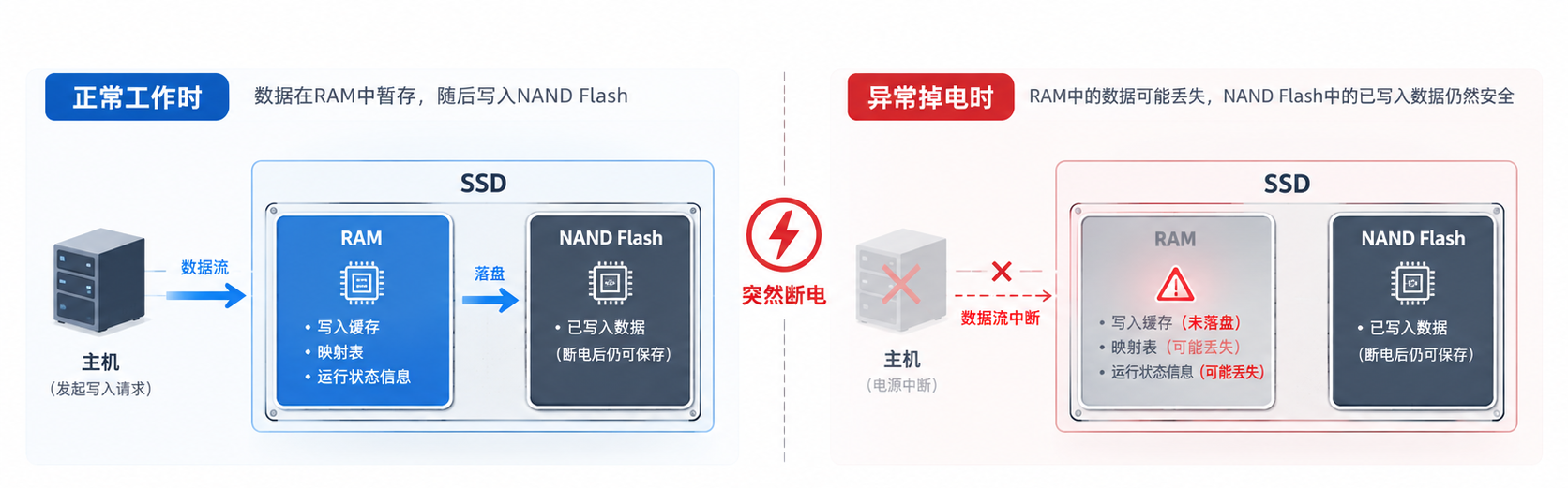天硕工业级固态硬盘：闪存不怕断电，SSD为何需要掉电恢复机制？
